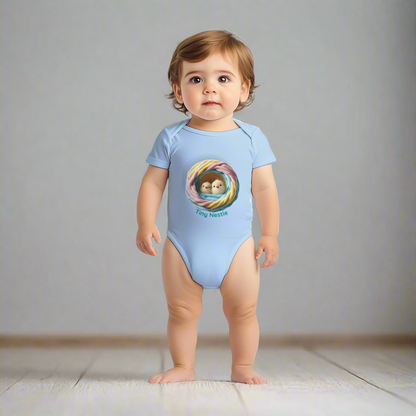 Tiny Nestle Short Sleeve Bodysuit