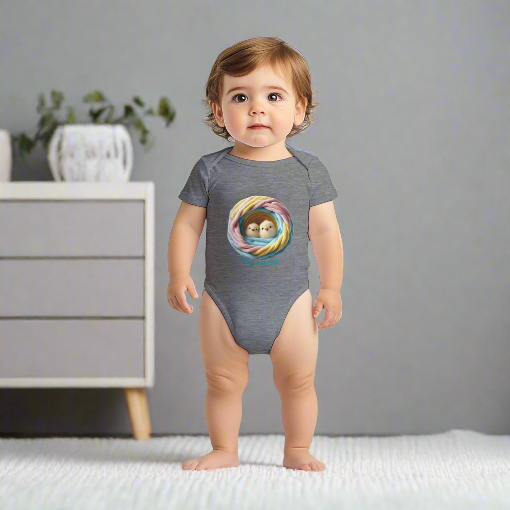 Tiny Nestle Short Sleeve Bodysuit