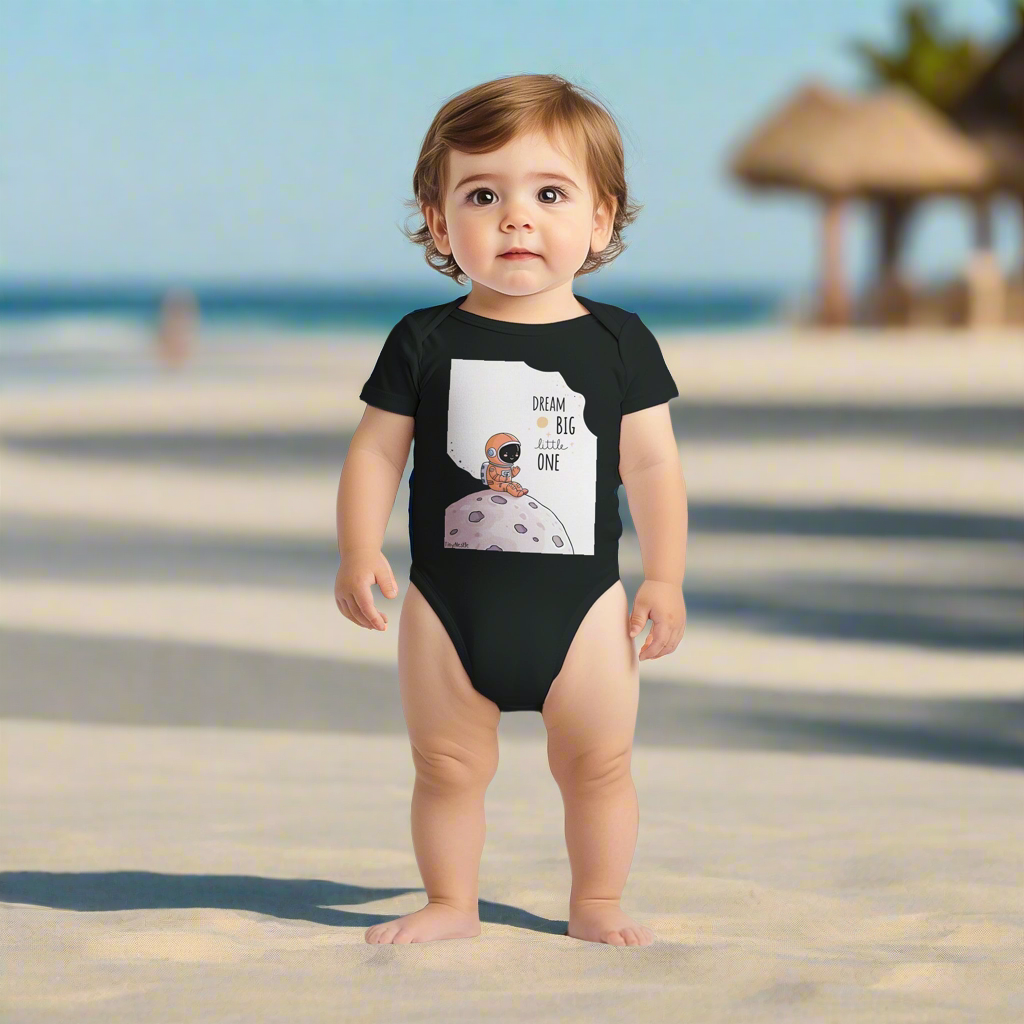 Dream Big Baby Short Sleeve Bodysuit