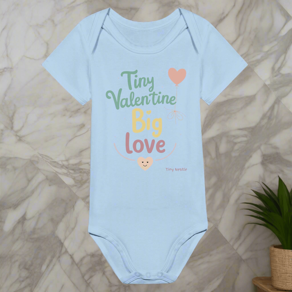 Tiny Valentine, Big Love – Baby Short Sleeve Bodysuit