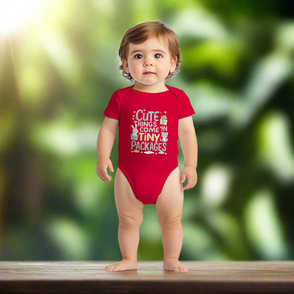 Cute Things Come In Tiny Packages Short Sleeve Bodysuit