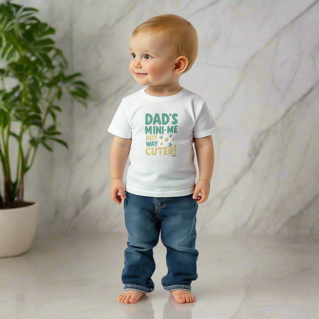 Dad's Mini Me But Way Cuter Crewneck T-shirt