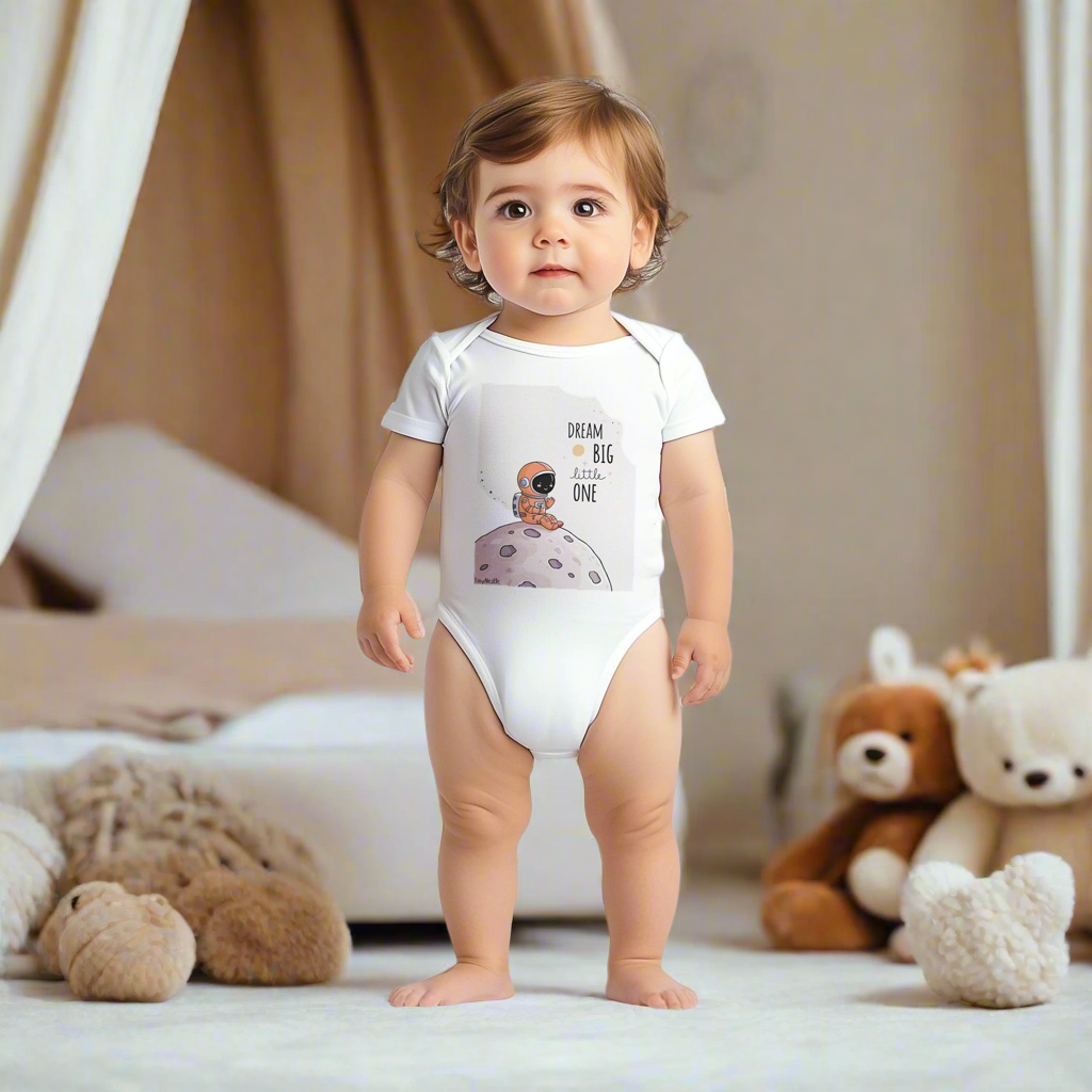 Dream Big Baby Short Sleeve Bodysuit