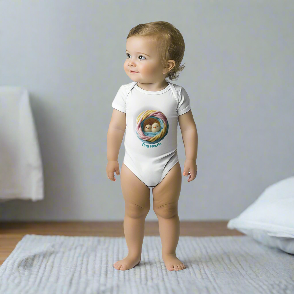 Tiny Nestle Short Sleeve Bodysuit