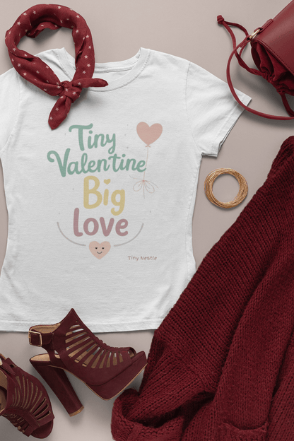 Tiny Valentine, Big Love – Baby Short Sleeve Bodysuit