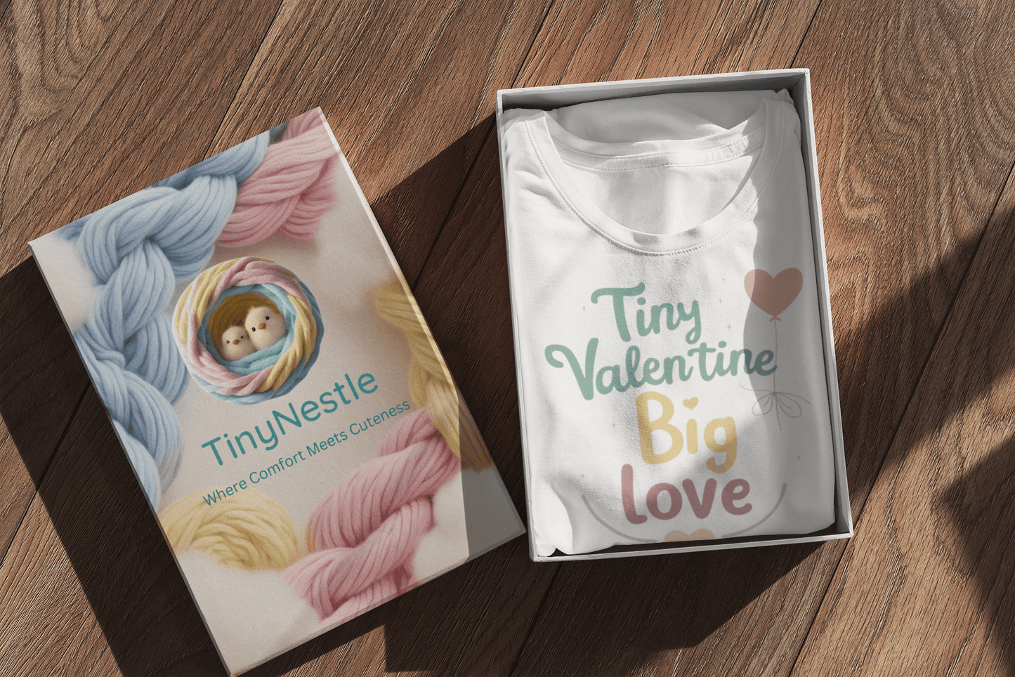 Tiny Valentine, Big Love – Baby Short Sleeve Bodysuit