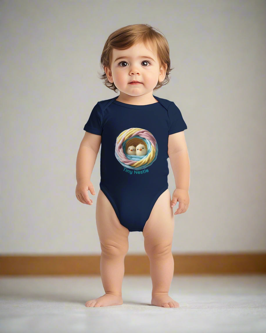 Tiny Nestle Short Sleeve Bodysuit