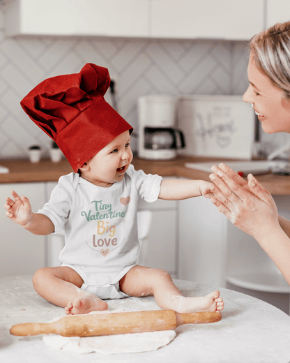 Tiny Valentine, Big Love – Baby Short Sleeve Bodysuit