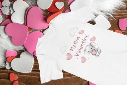 My First Valentine Baby T-Shirt