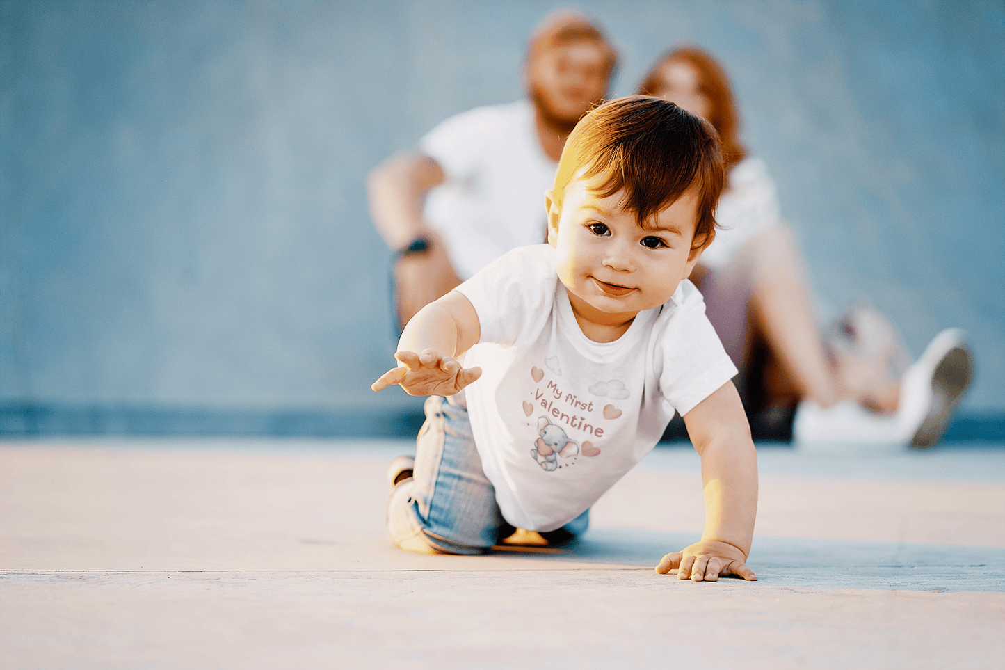 My First Valentine Baby T-Shirt